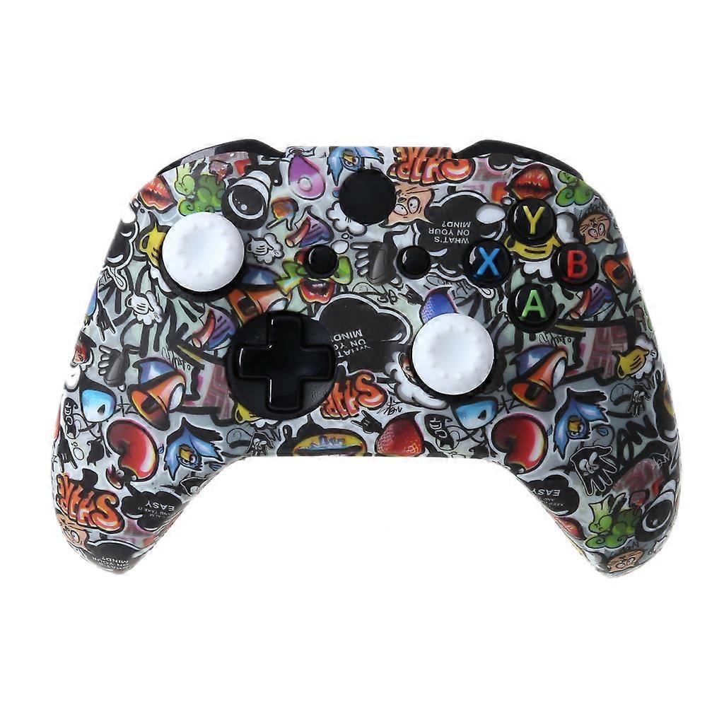 Silicone Protective Skin for Case Cover with Grips Cap for One X S Controller Protector Gaming Console Accessories color
