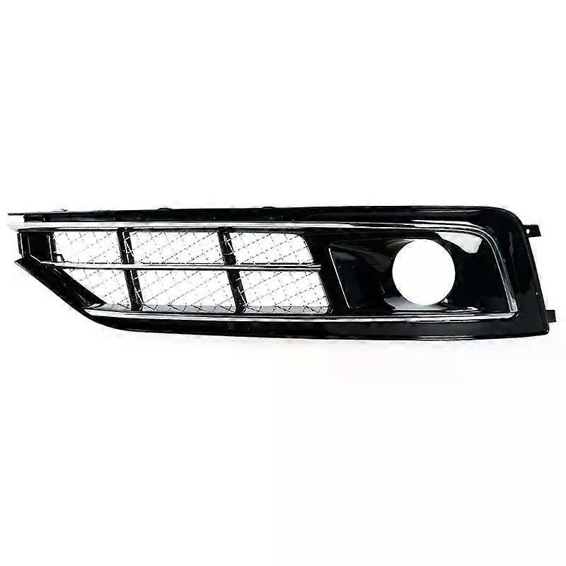 Suitable for A8 D4 AW12 2015-2016 Car Front Chrome Bumper Fog Light Grille Grill Cover Trim with Wire Mesh 4HO807681T 4HO807682T