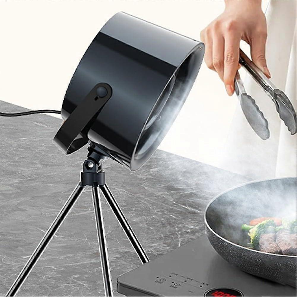 range hood, 3 fan speeds, rechargeable via USB (blackgray)