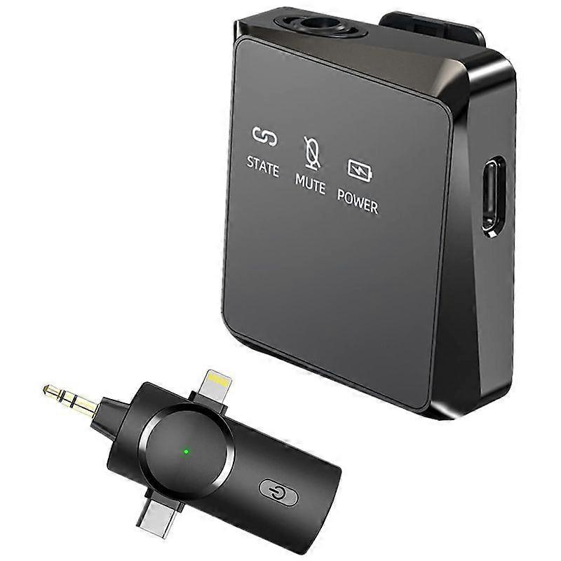 3 in 1 Mini Wireless Lavalier Microphone One by One