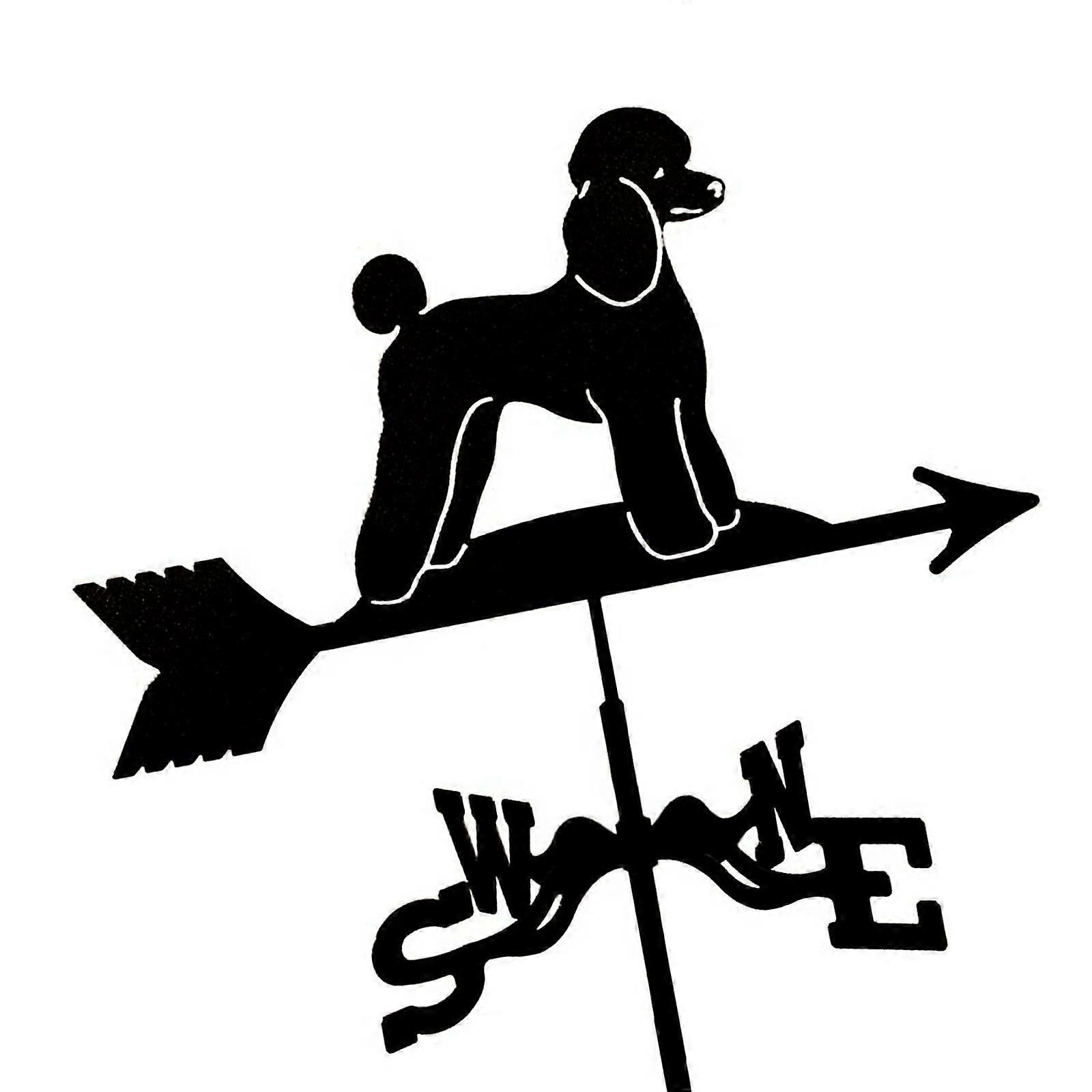Retro Outdoor Courtyard Weather vane Wrought iron Stainless steel Creative Donkey Wind vane Ref: 5344