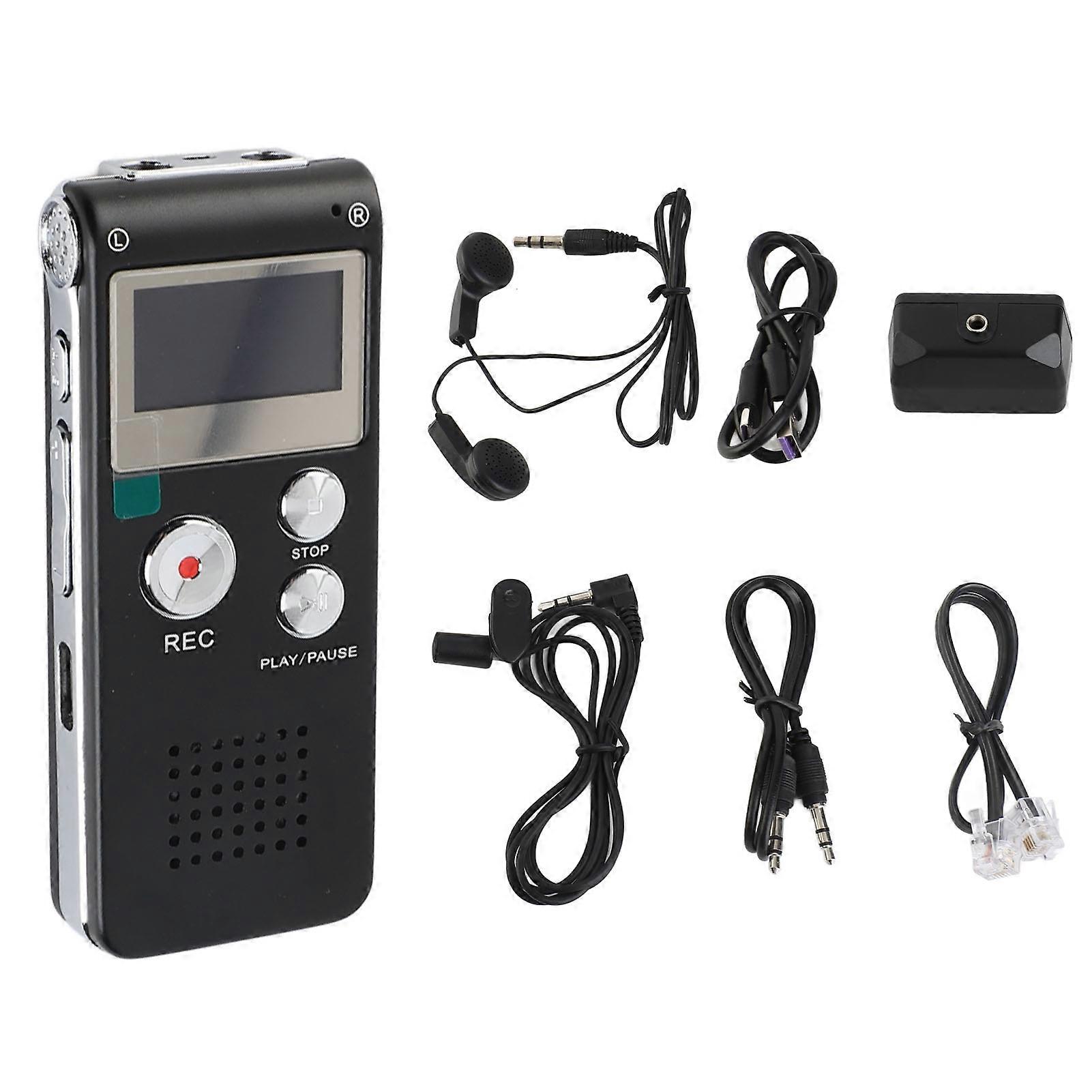 Digital Voice Recorder with Playback Microphone for Lectures Meetings Interviews