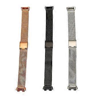 Metal Mesh Watch Strap Stainless Steel Smart Wristband Wrist Watch Replacement Bracelet for Band 9 8