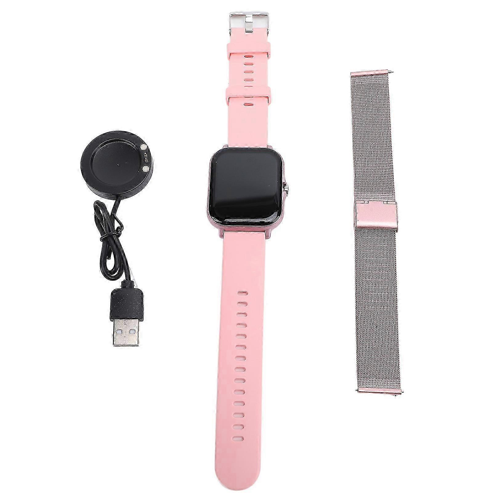 Answer Make Calls 1.75in High Definition Sleep Tracking Multi Sport Mode Touch Screen Smartwatch IOS for Android Pink 2025
