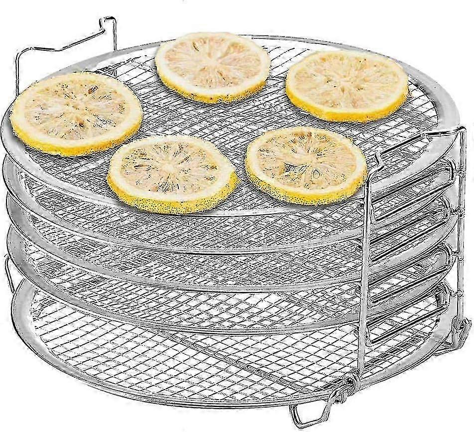 忍者Foodi圧力鍋とエアフライヤースタンド、食品グレードステンレススチール脱水機スタンド、1パック/セット、6.5 8 Qt