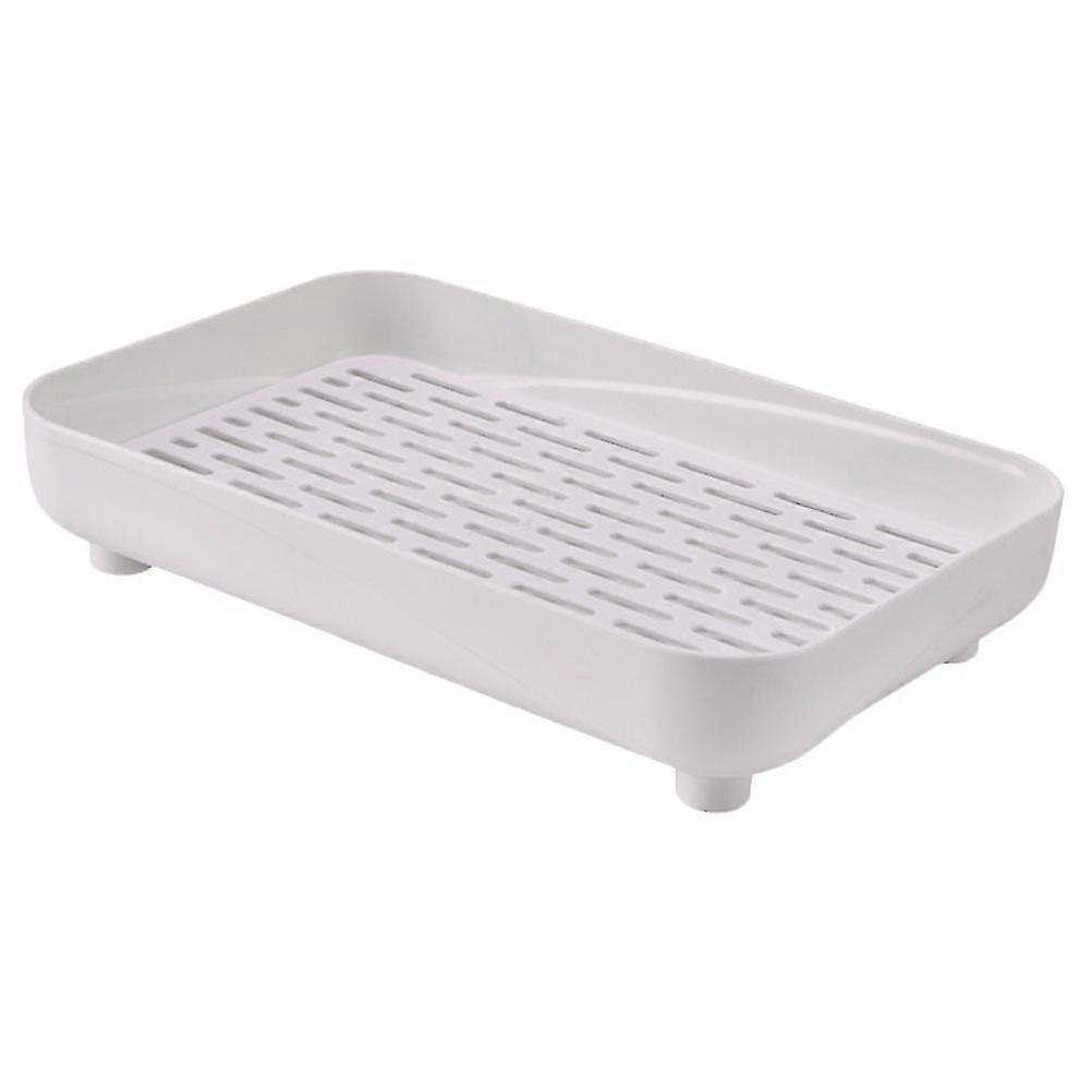 1PC White Multi-purpose Drain Bowl Dish & Fruit Storage Rack Holder