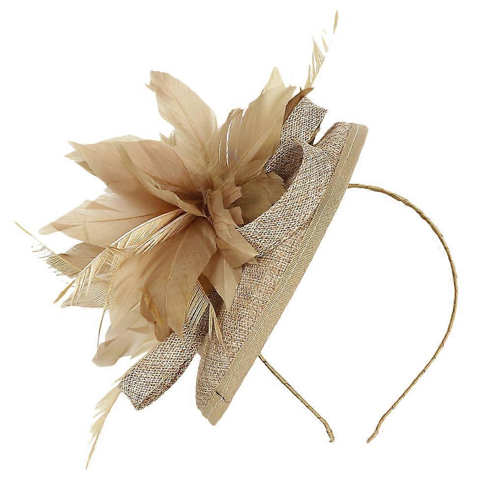 Fascinator Hats,Plume Embellished Headbands Ideal for and Banquets
