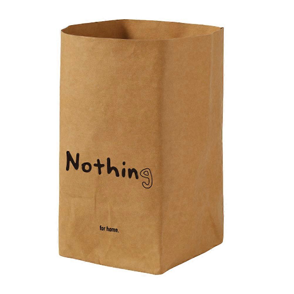 Household Bag Kraft Paper Construction Waterproof And Reusable Ideal For Halloween And Holidays 1Pack