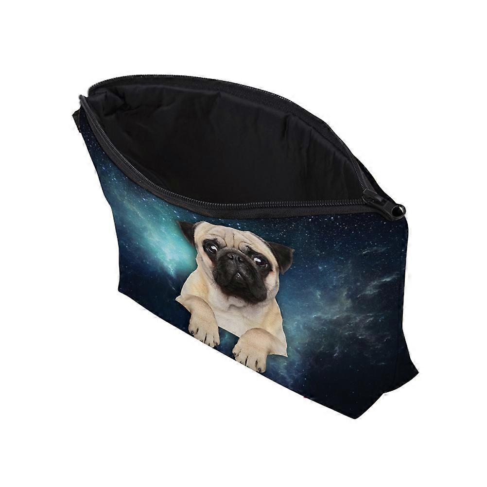 حقيبة مستحضرات التجميل حقيبة مكياج نسائية للمحفظة نمط مقاوم للماء سعة تخزين كبيرة 22x3x13.5 سم 1 قطعة