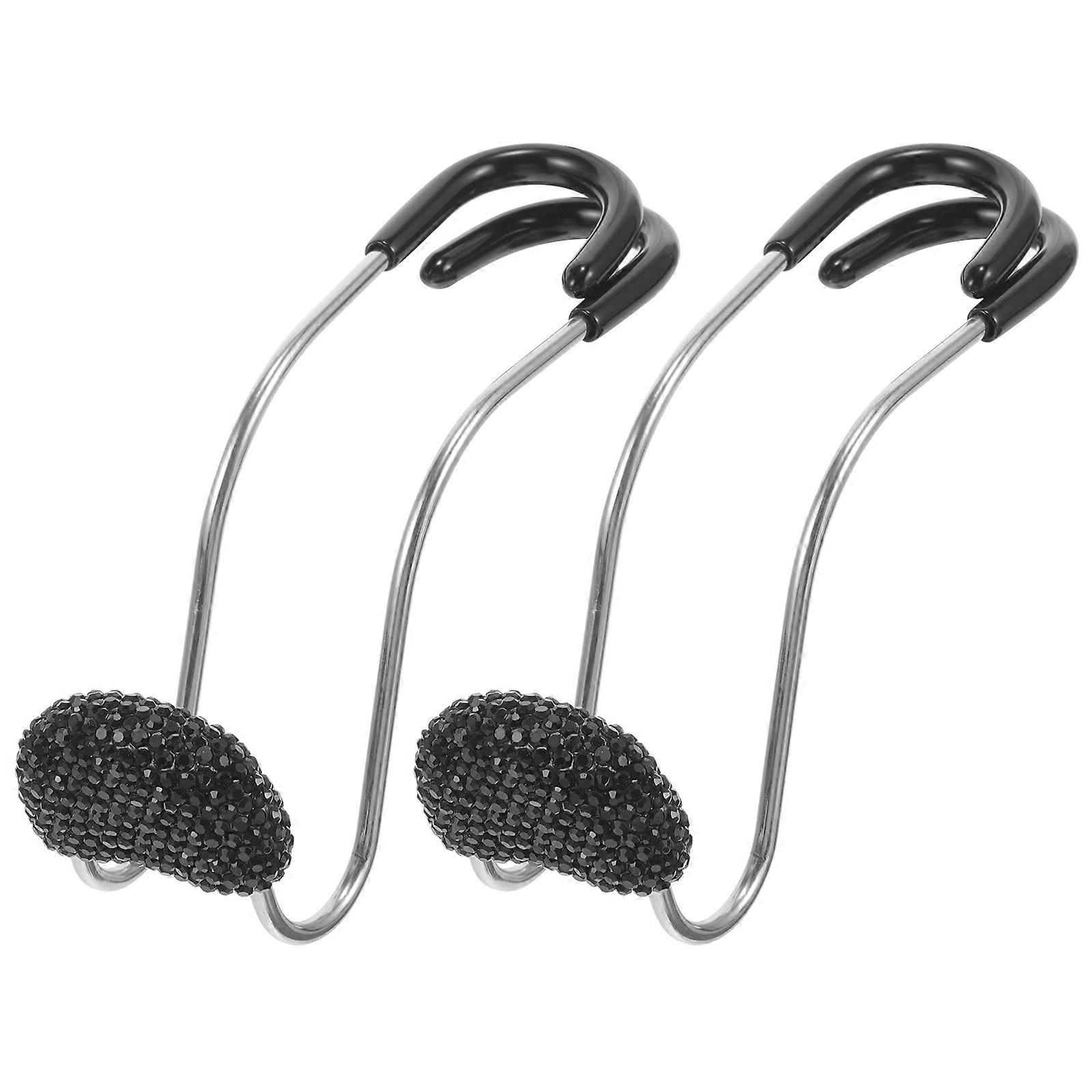 Multifunctional Car Purse Hook Car Owners Hook Shape 4.9 1.9 1.6in 2Pcs