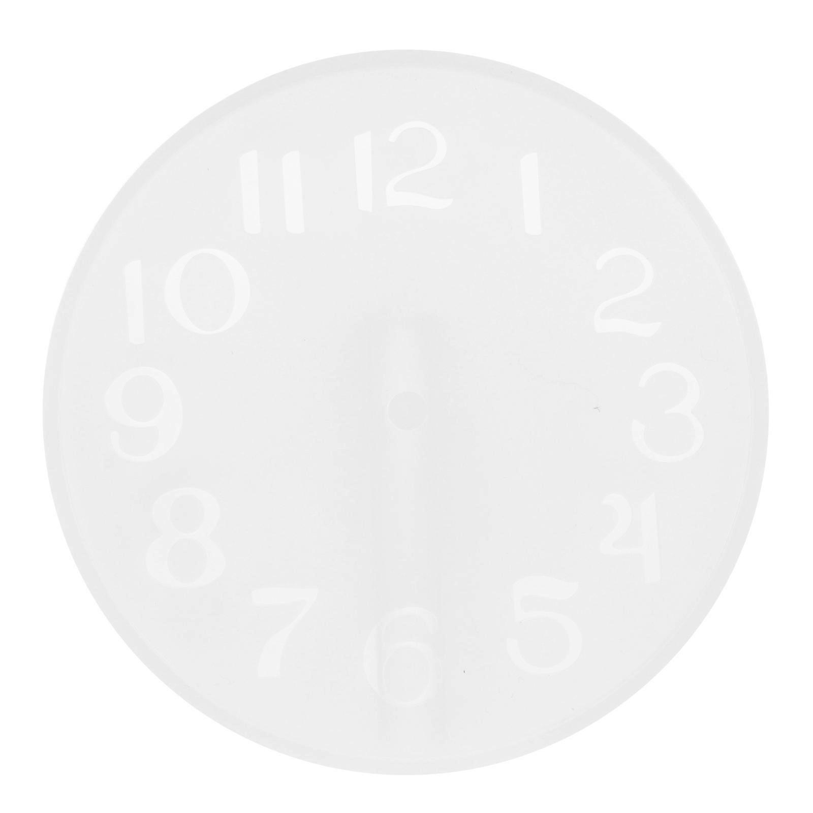 Craft Mold Resin Epoxy Mold Clock Shape For Clock Ornaments Diy Clock Casting Mold 15.5X15.5CM 1pc