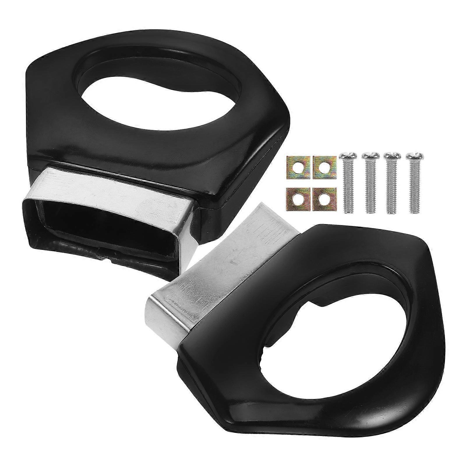 Anti Scald Pot Short Side Handle Replacement For Cooking Pots Comfortable Grip Universal Compatibility 2Pcs