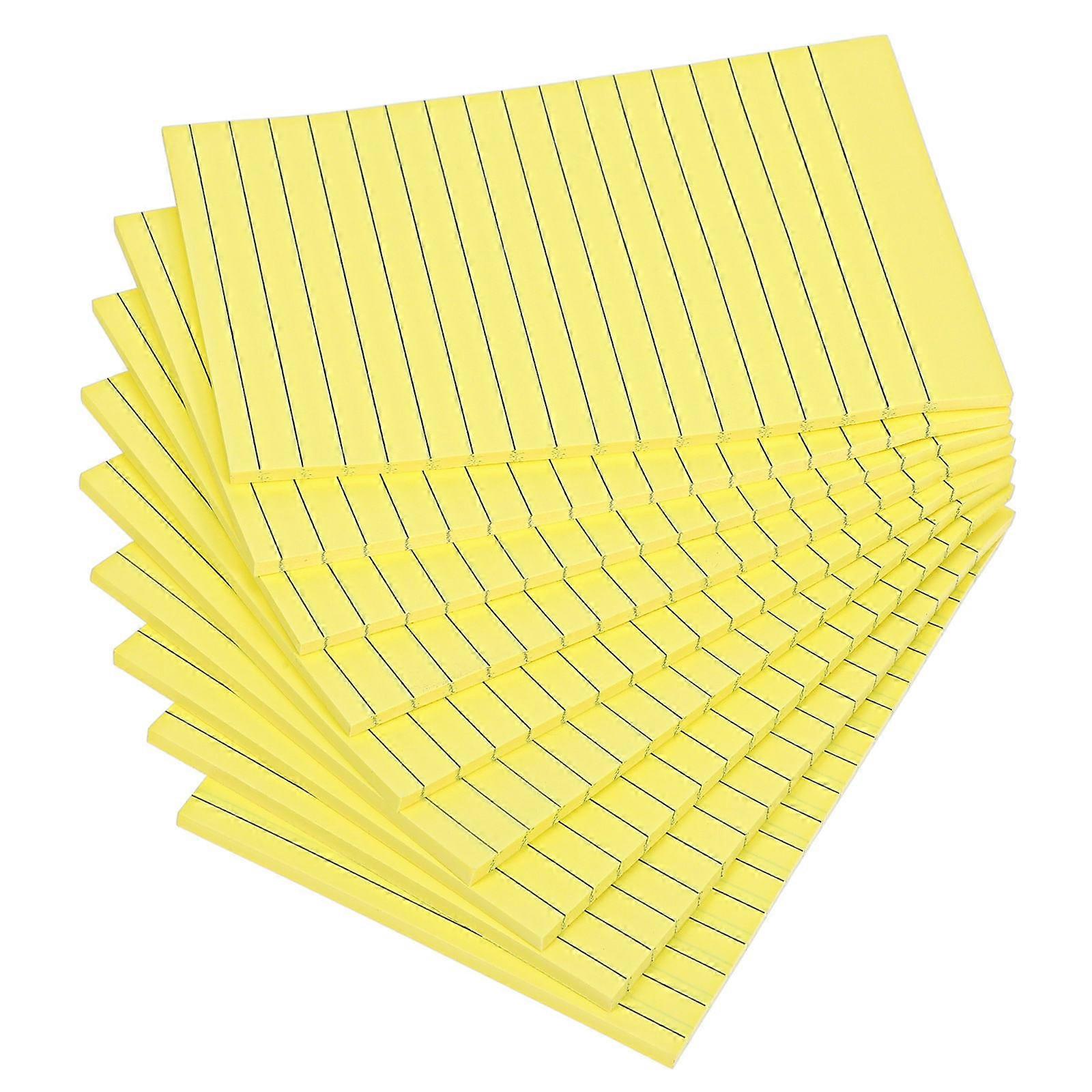 Stationary Set Yellow Memo Writing Home Use Rectangular Ruled Format