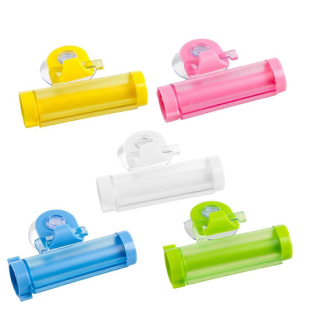 Suction Cup Toothpaste Squeezer Manual Toothpaste Extruder for 6Pcs Set