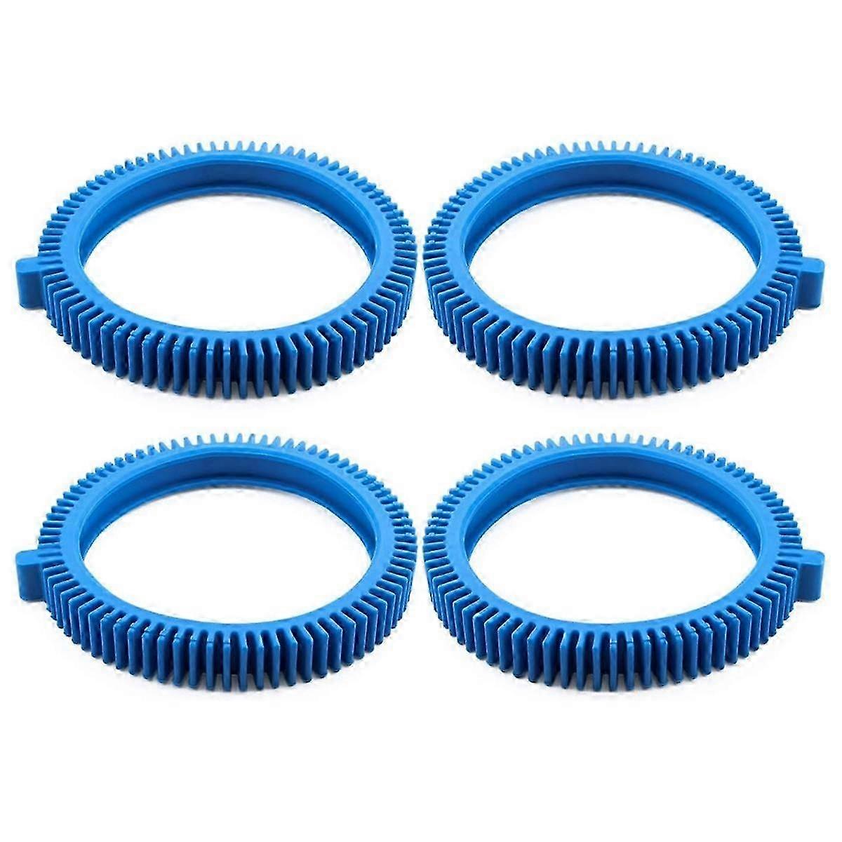 4pcs 896584000-143 Blue Front Tire Kit with Hump Replacement for Pool Cleaners 2X,4X,Pool Tire