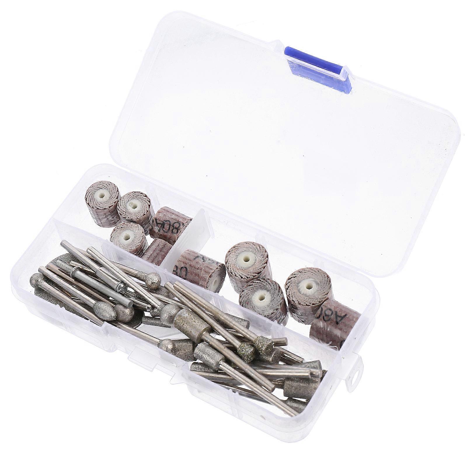 Diamond Burrs Bits Engraving Function with 43Pcs Polishing Tool Bits