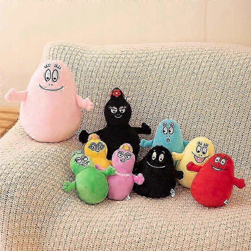 9pcs. Cartoon Barbapapa Plüsch Soft Vs