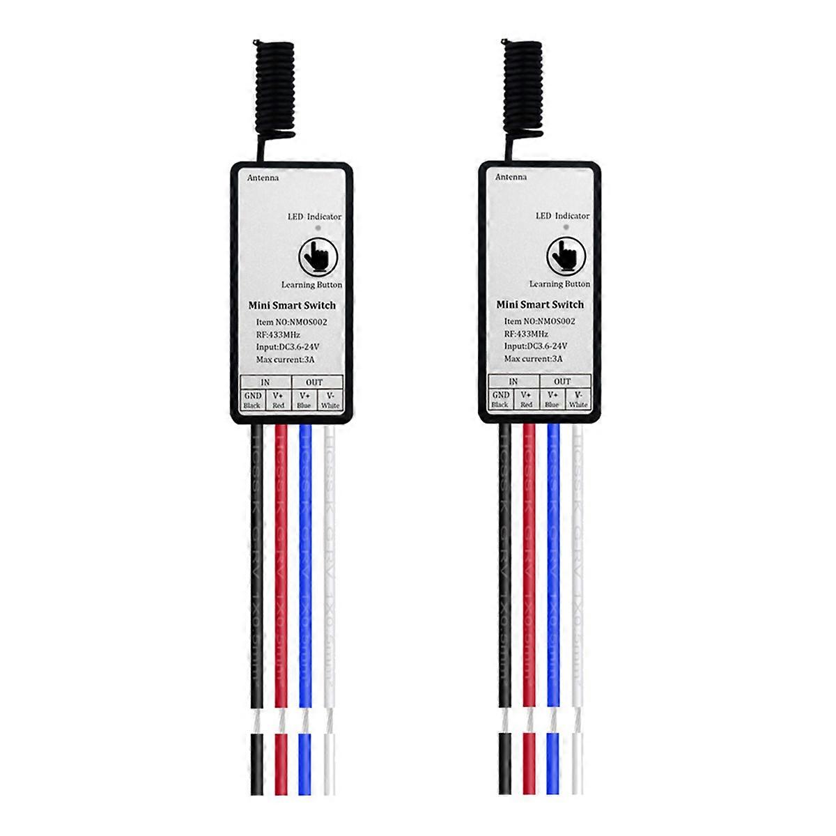 Wireless Remote Control 433Mhz Relay Receiver DC 3.6V 6V Module