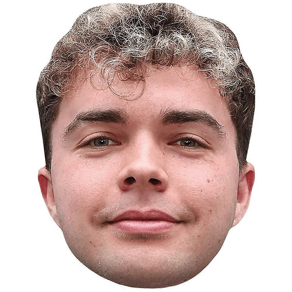 Austin Sprinz (Smile) Celebrity Mask, Flat Card Face