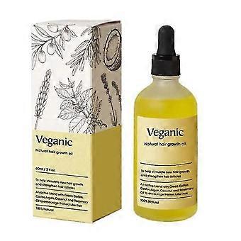 Natural Hair Growth Oil, Veganic Natural Hair Growth Oil Hair Care 60ml
