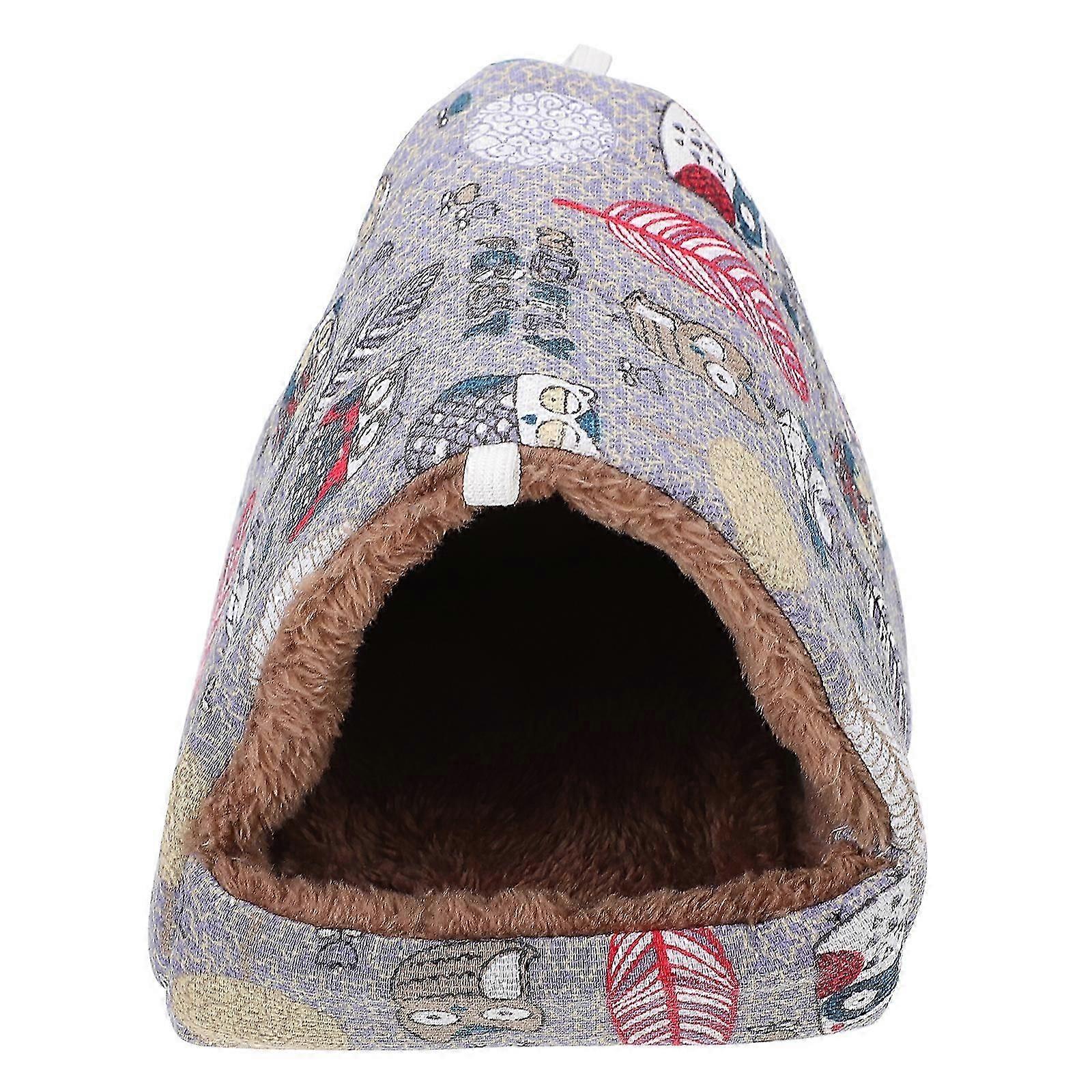 Stuffed Hamster Pet Sleeping Sofa Small Pets Supple Squirrel Sleeping Sofa Warm Hamster Resting Place