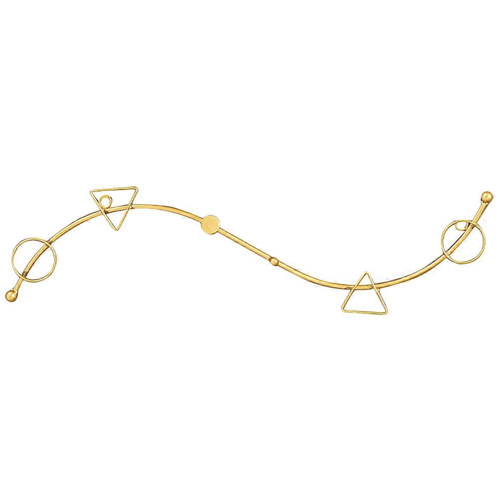 ウォール収納フック鉄壁フックガレージ装飾ゴールデン53.50X14.00X5.00CM 1セット