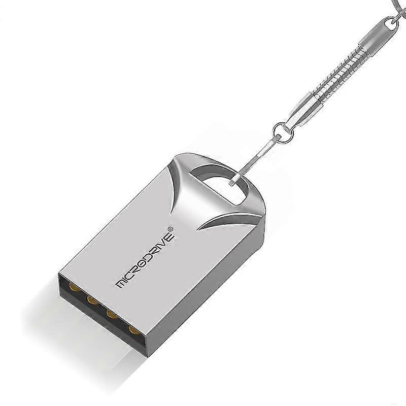 Portable Mini 32Gb Metal Flash Drive Compatible with Various Devices, USB 2.0 U-Disk