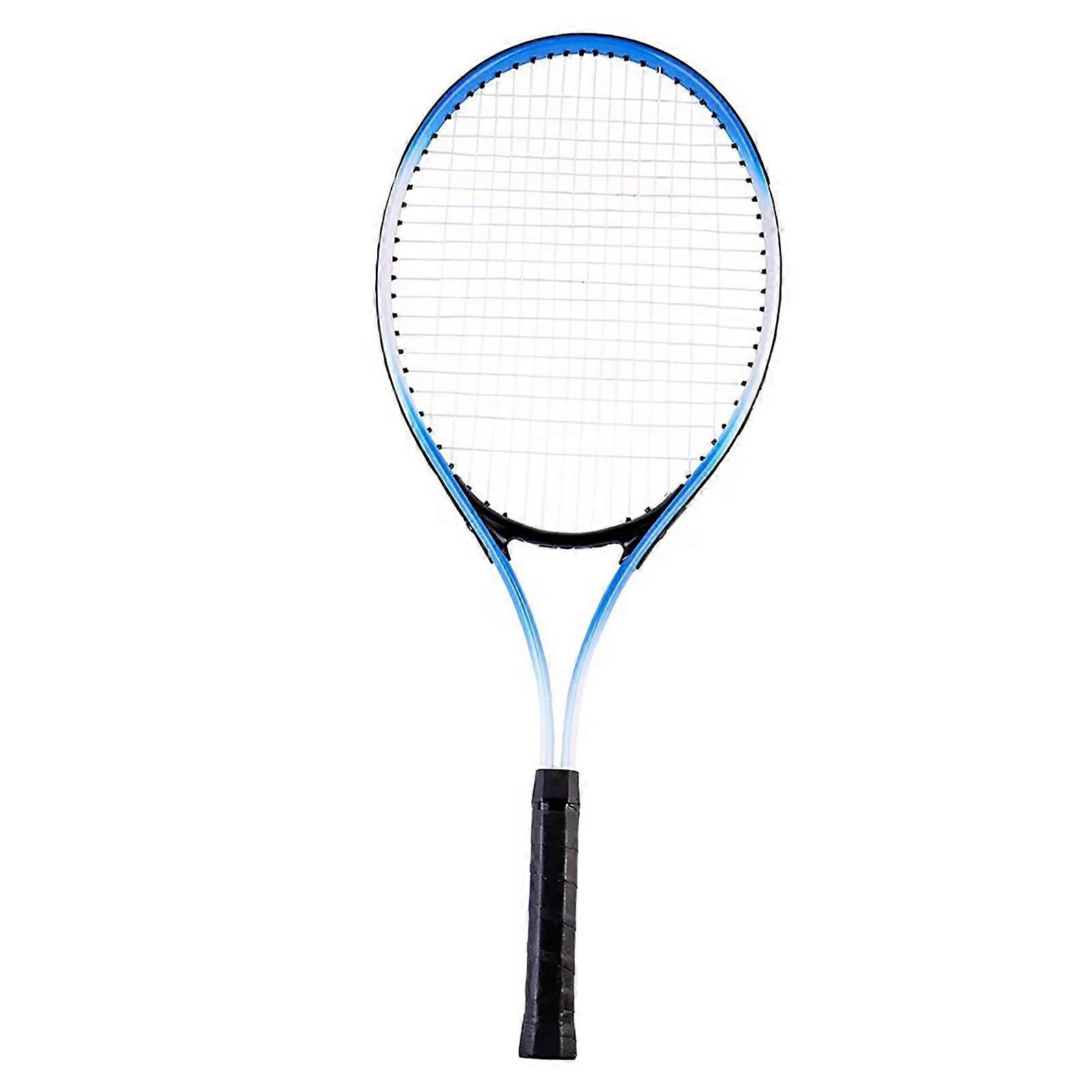 Tennis Racket, 27 Inch, Beginner, Competition Training Set with Carry Bag, Blue