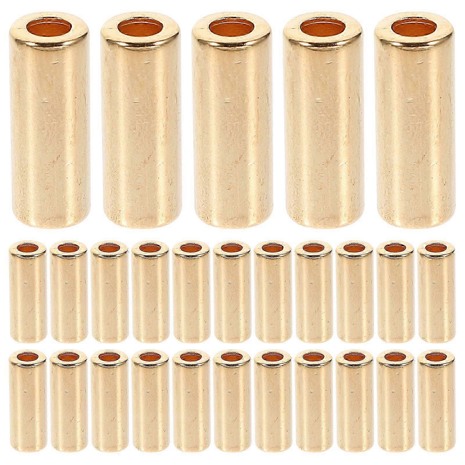 30pcs χάντρες σωλήνων κραμάτων πουλόβερ μετάλλων για τις κρεμάστρες-JC εγκαταστάσεων DIY Macrame-JC