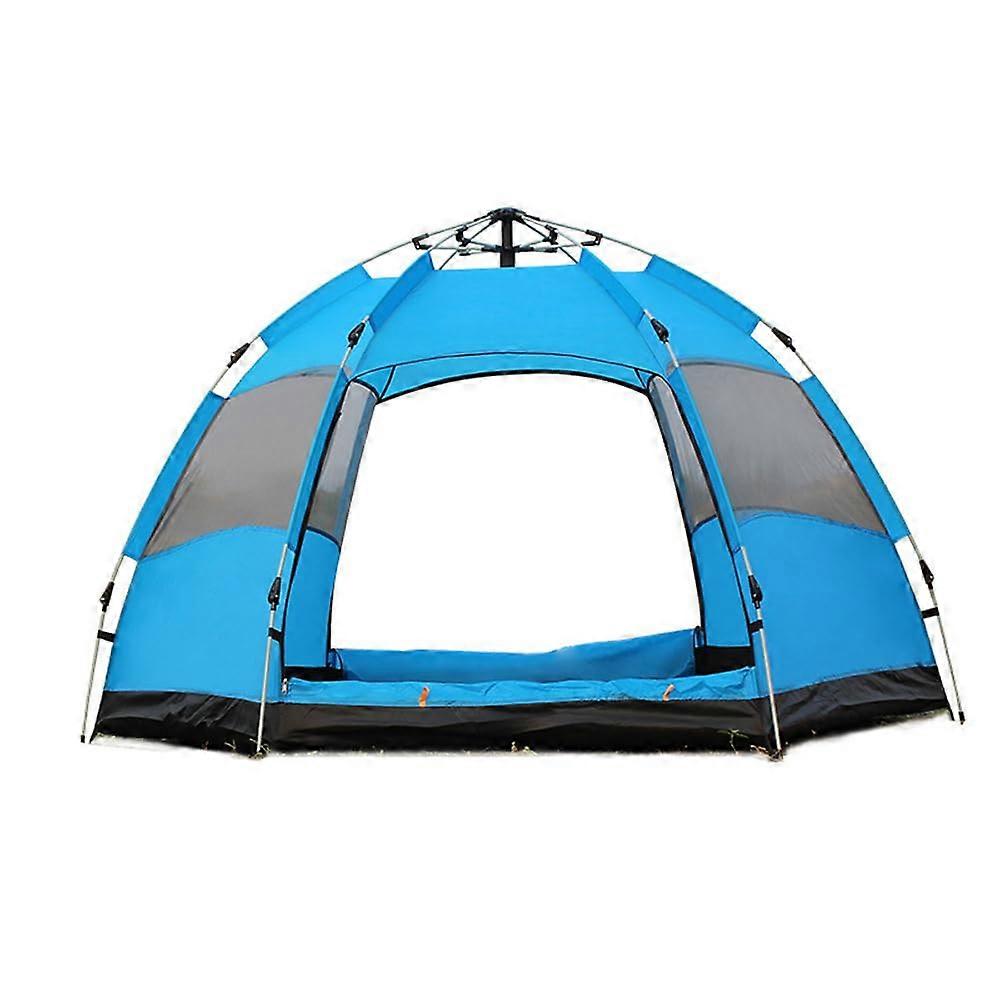 Camping Tent Automatic Double Layer Quick Release Tent Breathable and Rainproof for Outdoor Camping Hiking Backpacking