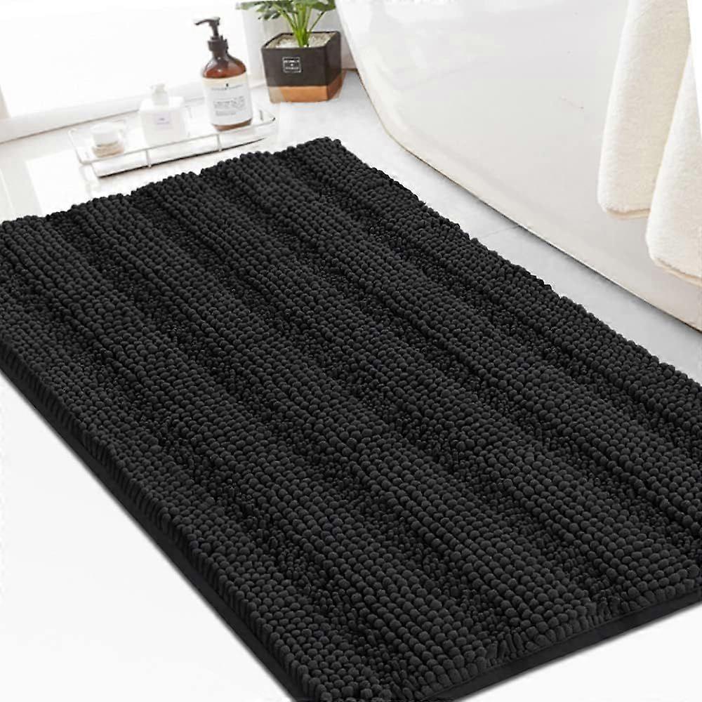 unbrand Chenille Bathroom Rugs Set Non-Slip Bath Mats for Bathroom Extra Soft Shaggy Bath Mats for B