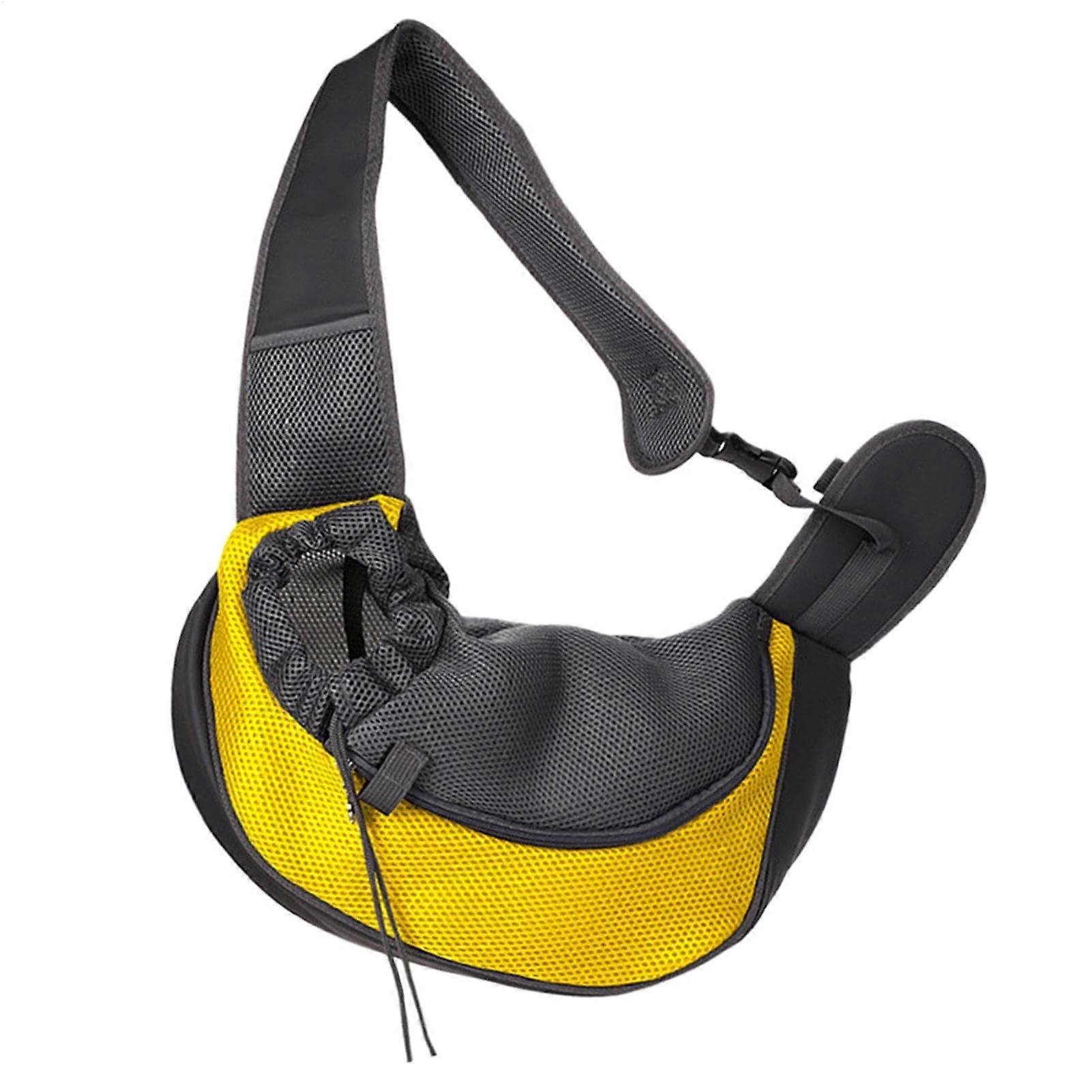 Pet sling bag with adjustable strap Nonslip, breathable mesh for dogs