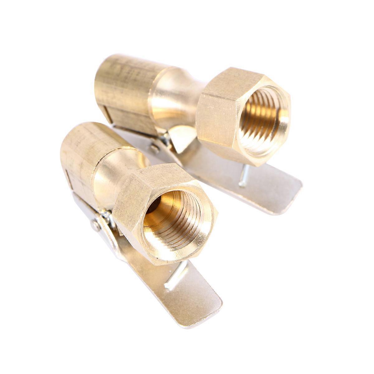 Lock Air Chuck Clip 2 Pack Heavy Duty for Tire Inflator Durable Use on Car Truck Tyres