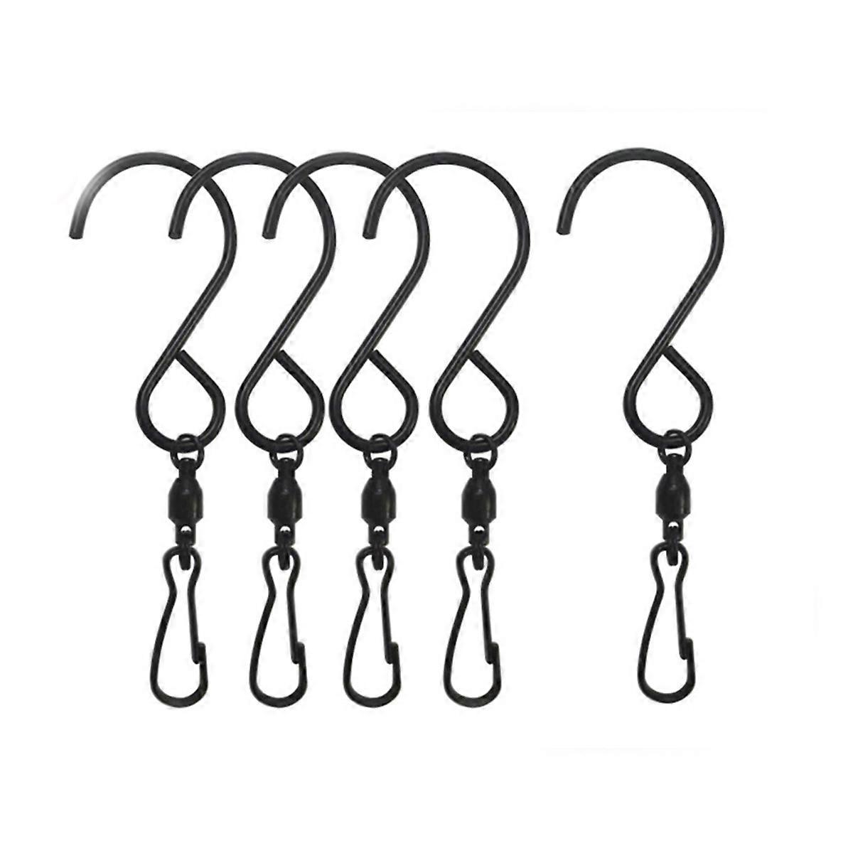 Hooks For Wind Chimes Stainless Steel Hook Outdoor Use Bird Feeders 360 Degrees Rotation 12Pcs