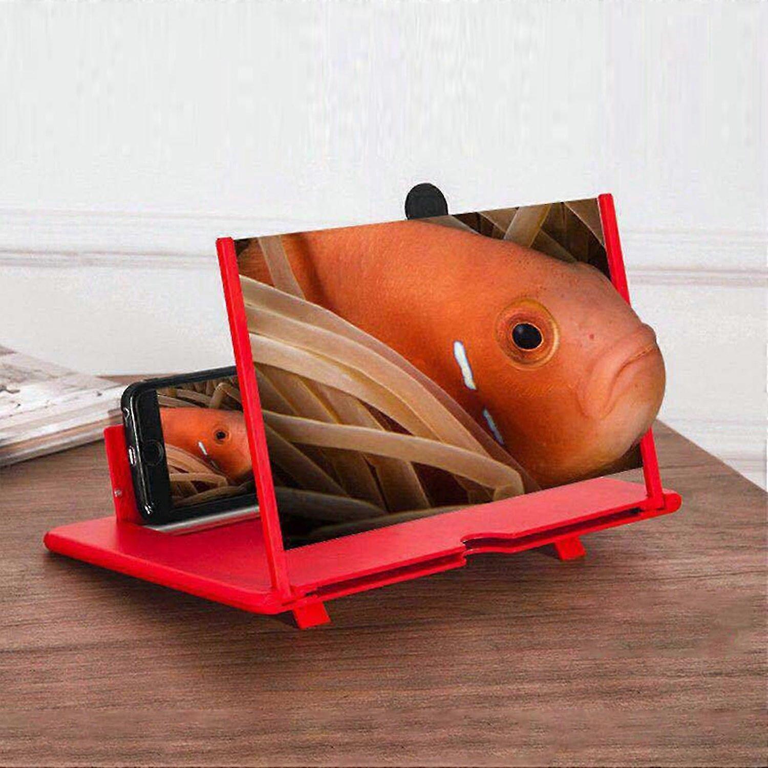 10 Inch/12 Inch Mobile Phone Screen Magnifier, 3D Screen Magnifier, Foldable Mobile Phone Projector 