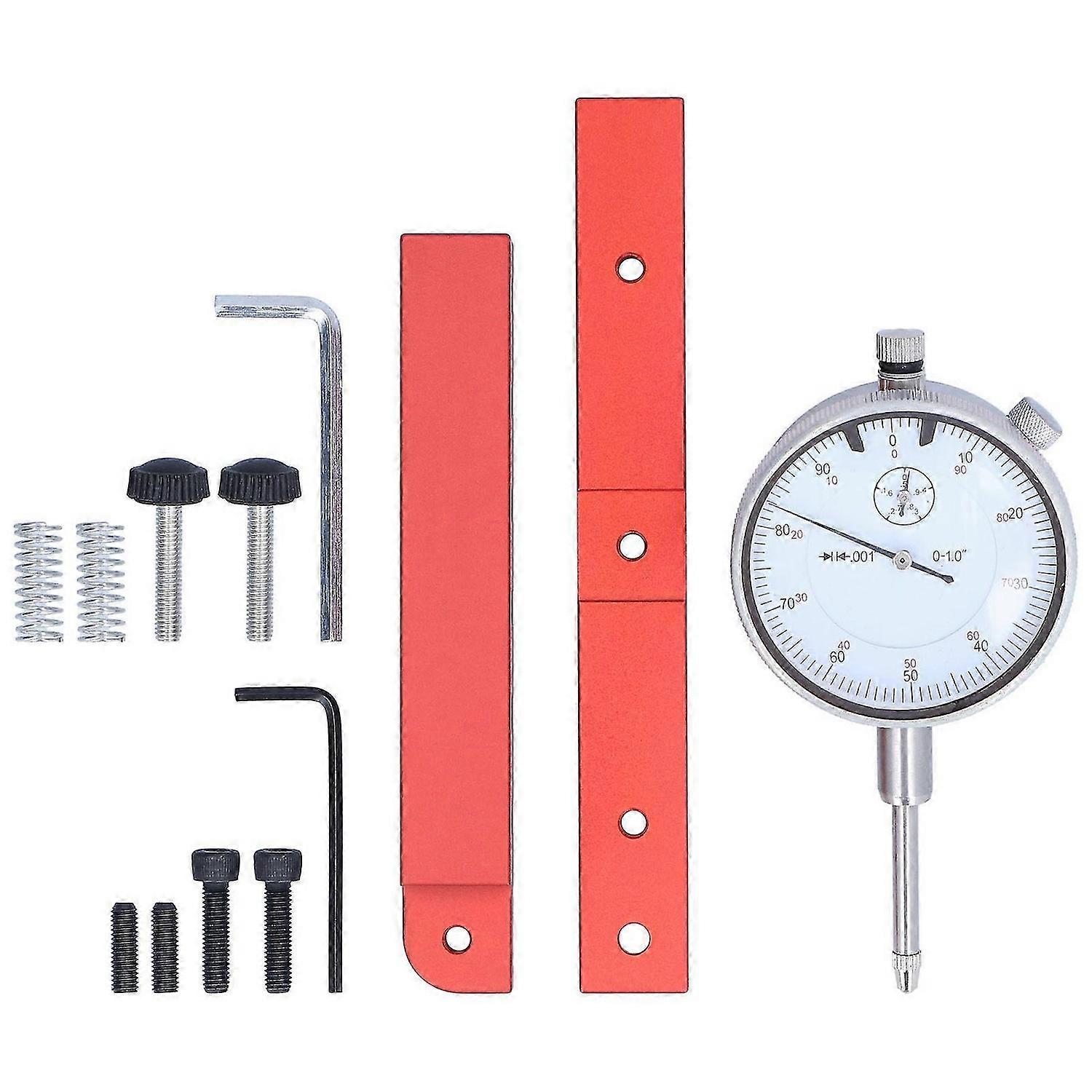 Table Saw Dial Indicator Aligning Calibrating Machinery Gauge Work Shop Tool Alignment System