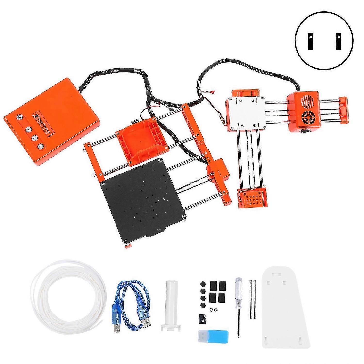3DプリンターX1ミニデスクトップ家庭用3Dプリンターノイズレス教育用3DプリンターJPプラグ110240V
