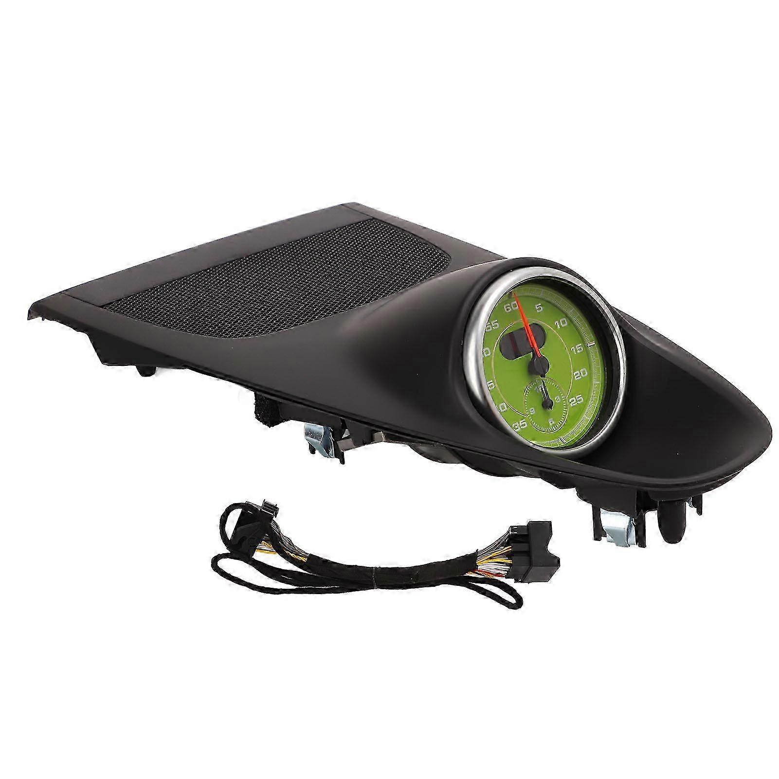 Dashboard Panel Upper Cover Dash Center Clock Stopwatch Surround Trim 982 858 189 E Ol7 For 718 2016?2020 Black