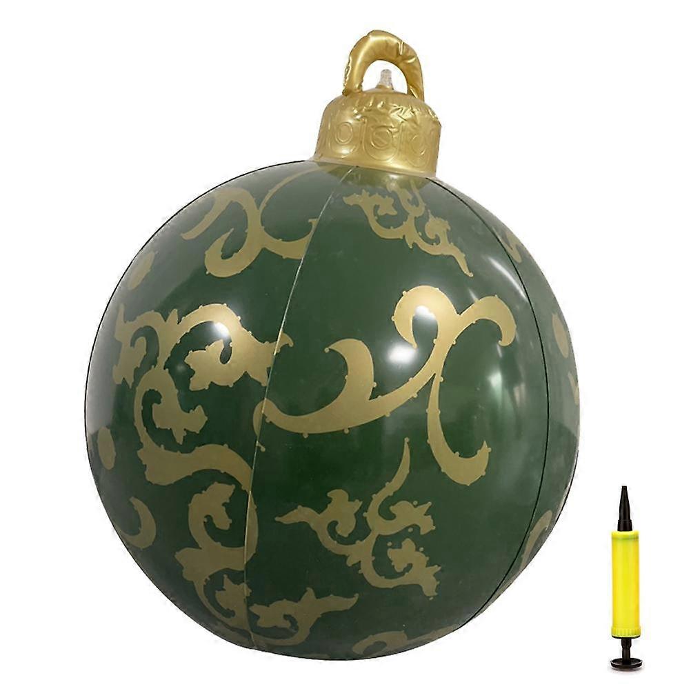 23.6 אינץ 'מקורה חיצוני מלאכת יד קישוט PVC מתנפחים משפחתיים חג המולד מסיבת כדור