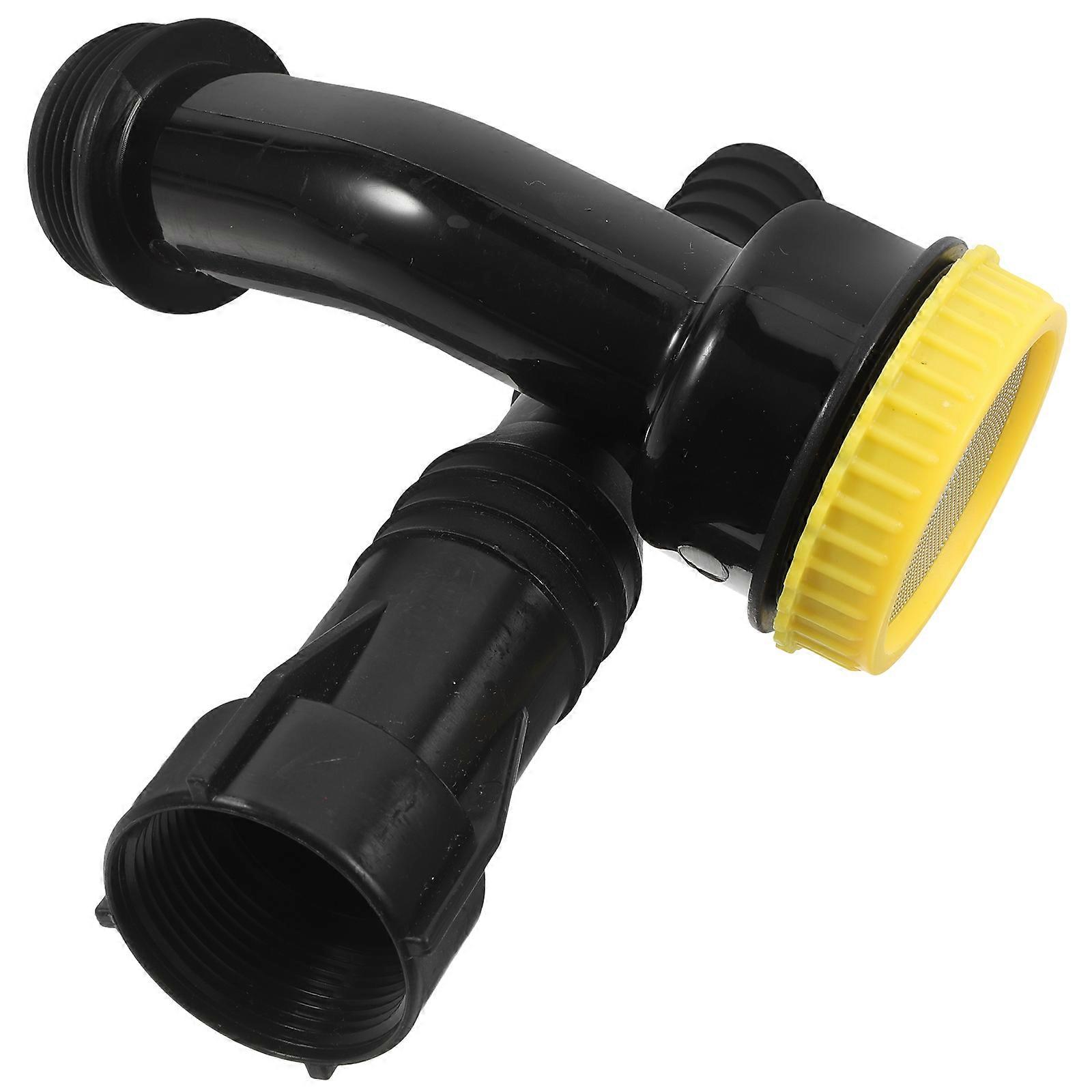 Water Hose Sprayer Nozzle With Mesh Spray Head For Gardeners 32.00X5.80X2.30CM Black 2Pcs