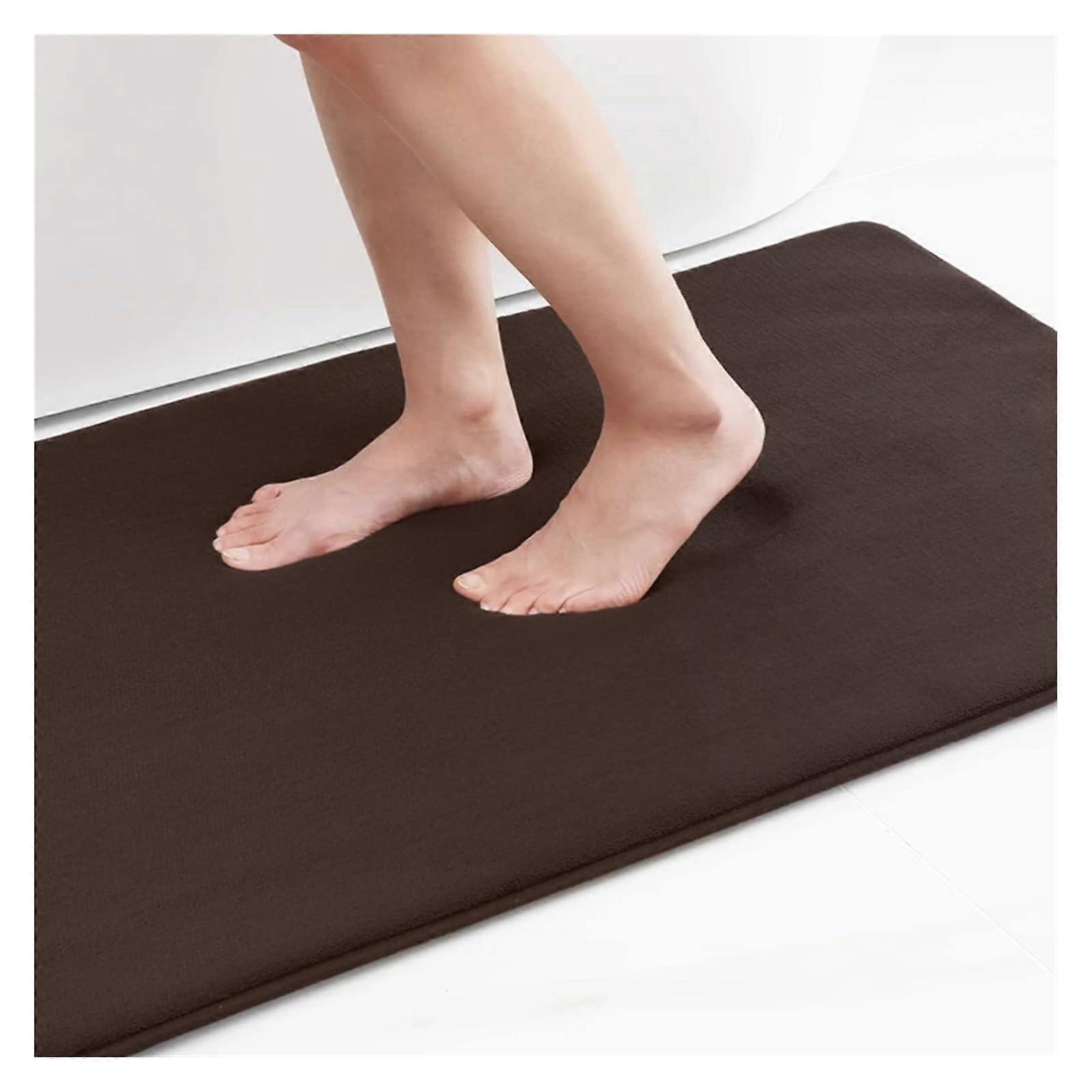 Absorbent Bath Mat Memory Foam Rug NonSlip Toilet Bathroom Carpet Soft (5.51 * 76cm)