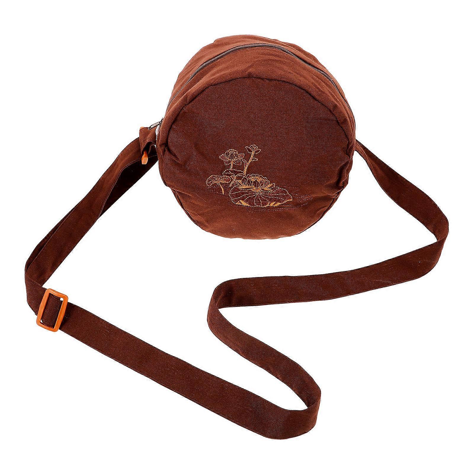 Here's a refined and professional product description for your **Portable Singing Bowl Storage Pouch**:
**Portable Singing Bowl Storage Pouch