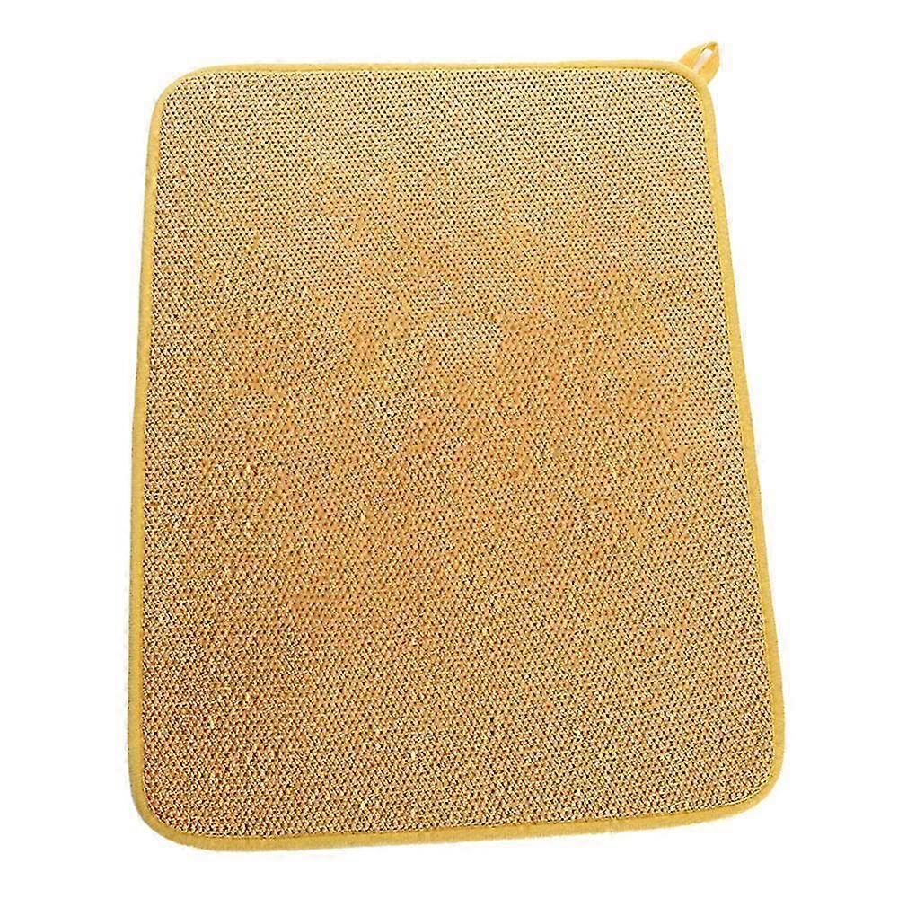 Super Absorbent Microfiber Dish Drying Mat - Quick Drying Dish Mat for Kitchen Countertop & Efficient Dish Drying Solution