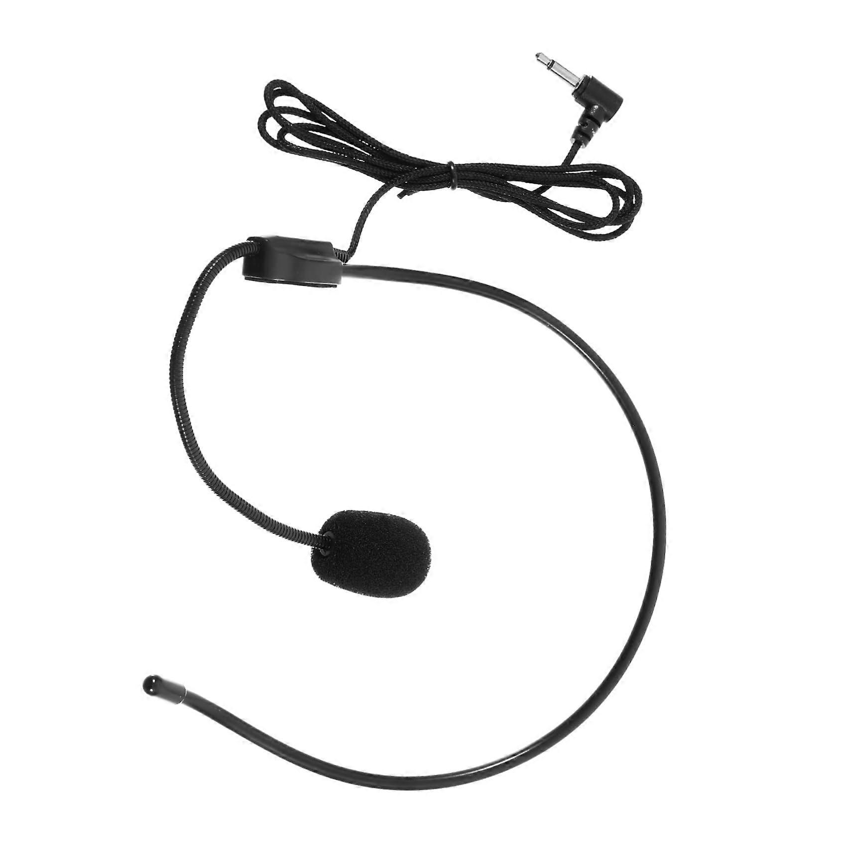 Headset Microphone for Voice Amplification - Wired Teacher and Tour Guide Microphone with Crystal-Clear Sound and Stable Connection
