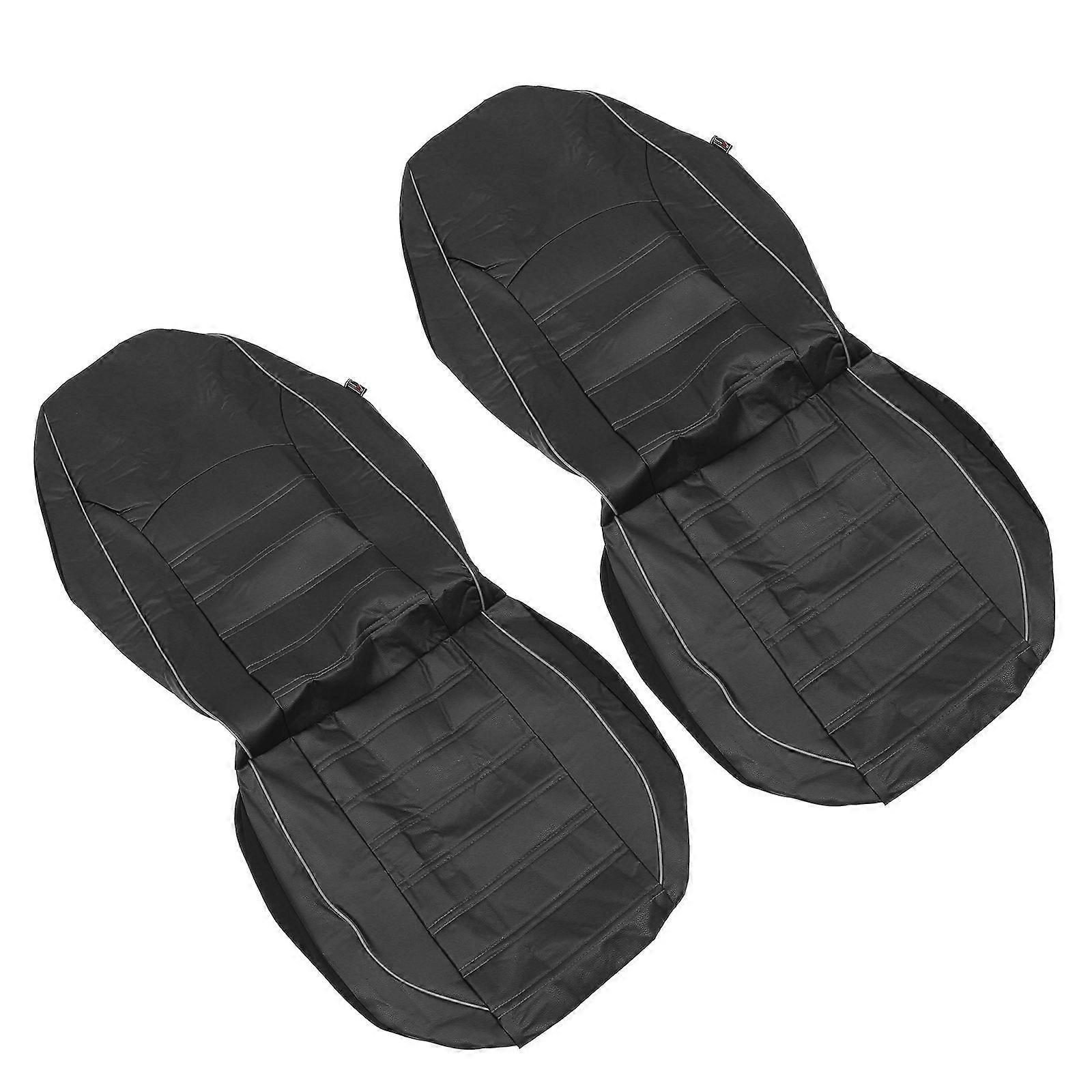 Carseat Protector For Car Front Seats Modern and Simple PU Material 77X50X50CM Removable 2Pcs