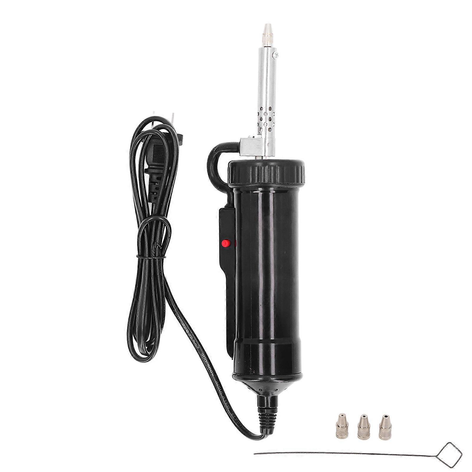 Automatic Solder Sucker Portable Soldering Iron Pen Electronic Desoldering Tool AC