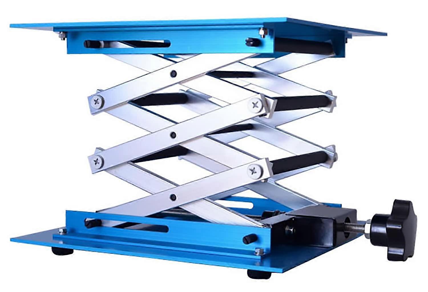 Raised Manual Lab Jack Aluminum Oxide Lifting Tables, Durable and Stable Lab Scissor Jack, 30kg Large Load Capacity