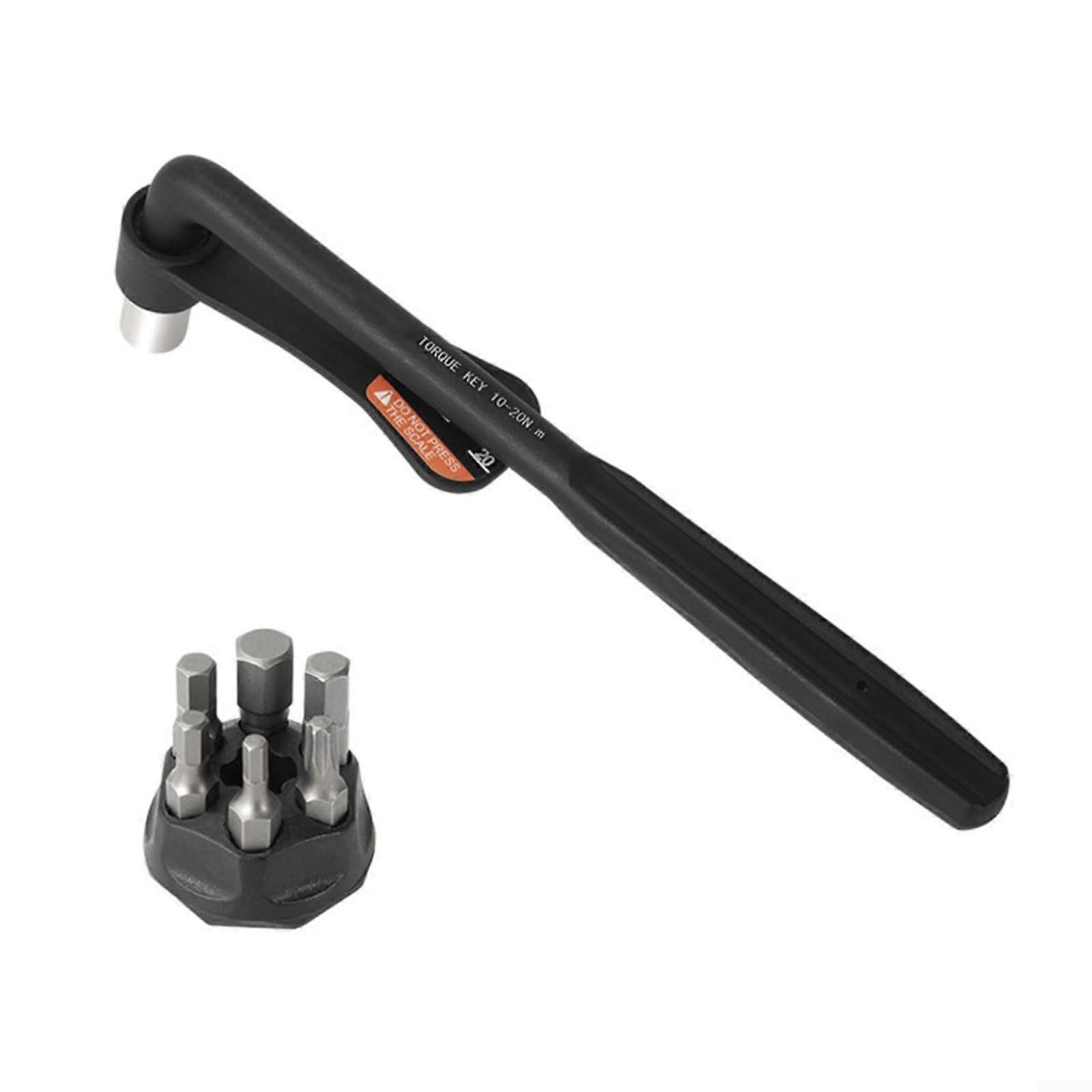 Professional Bicycle Maintenance Torque Wrench Set with 6 Bits 320Nm Range (1020Nm)