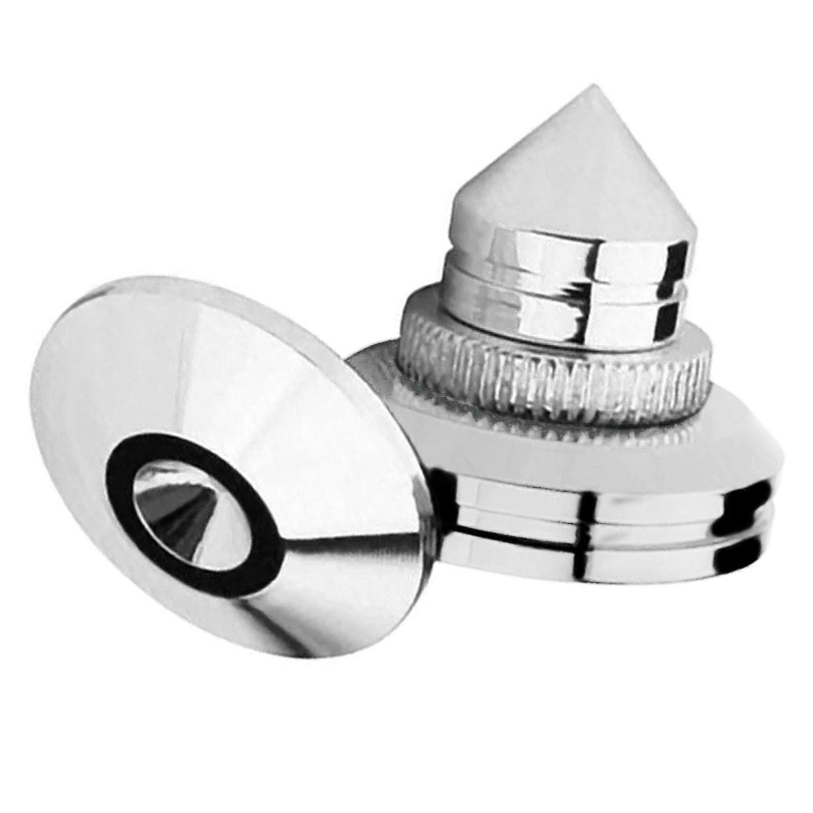 Metal Speaker Foot Pads Speaker Pads Speaker Stand Accessories Optimize Sound Projection Stability for Music System  Silver