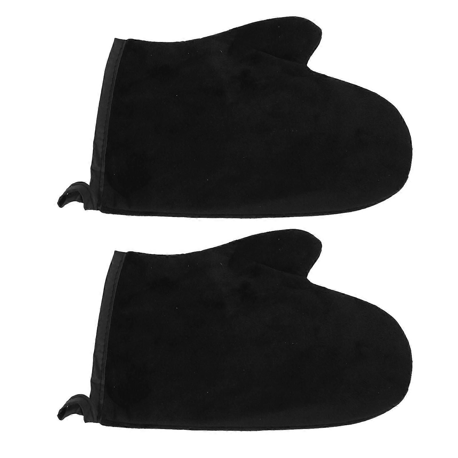 Tanning Glove Reusable Washable Spread Evenly Keep Hands Clean Flocking Sunless Tanner Mitt 